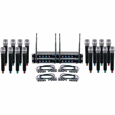 PLUGIT 16 Channel Digital Wireless System with Handheld Microphones PL3294640